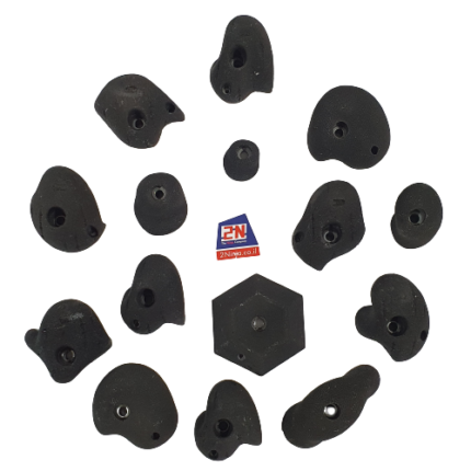 Set of 15 climbing grips - Image 2